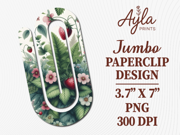 Botanical Garden Foliage Jumbo Paperclip
