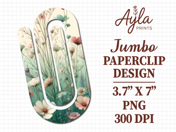 Cottagecore Garden Jumbo Paperclip PNG Review