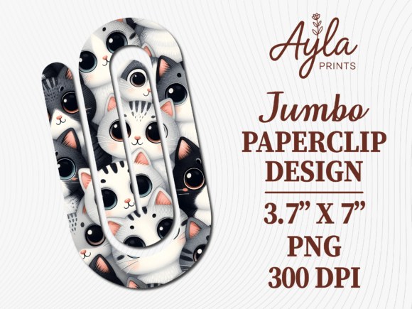 Cute Cat Kitten Jumbo Paperclip PNG Review