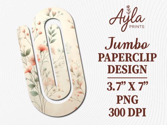 Elegant Wildflowers Jumbo Paperclip PNG Review