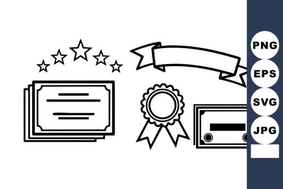 Minimal Line Art Award Icons: A Designer's Review