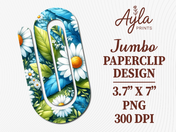 Review: Daisy Flowers Greenery Jumbo Paperclip