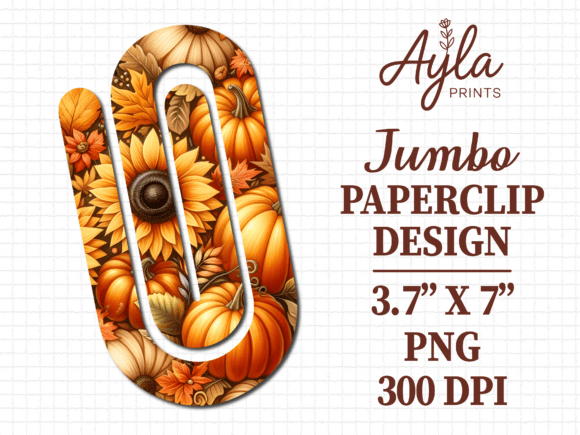 Review: Sunflower Autumn Fall Jumbo Paperclip