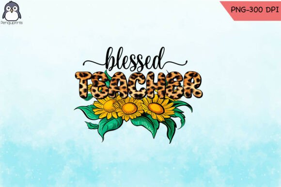 Review: Sunflower Blessed Teacher Leopard PNG