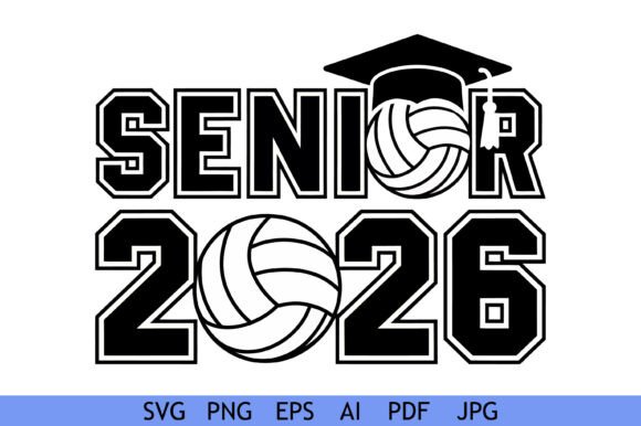 Senior 2026 Volleyball Graduation Design Review
