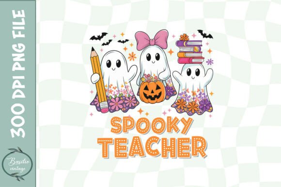 Teacher Halloween Sublimation PNG: A Spooky Delight
