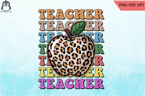 Teacher Life Sublimation Leopard PNG: A Stylish Embroidery Choice