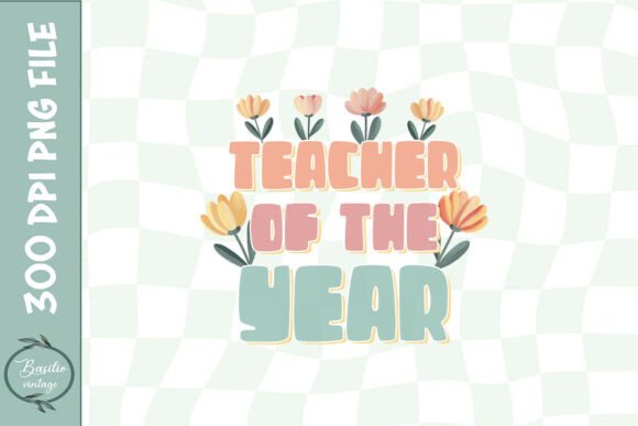 Teacher of the Year Flower Cute PNG Review